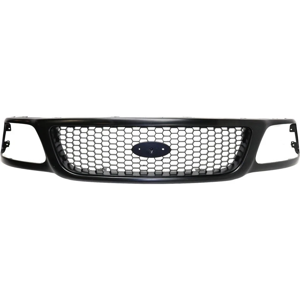 NEW FRONT GRILLE GRILL ASSEMBLY BLACK PLASTIC FOR 1999-2004 FORD F-150 FO1200381 Foto 2 de 4