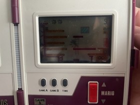 Game & Watch 1983 Super Mario Brothers game Tested Working Original Not Remake