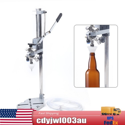 #ad Manual Beer Filling Machine Counter Pressure Bottle Filler for Glass Convoluted $75.21