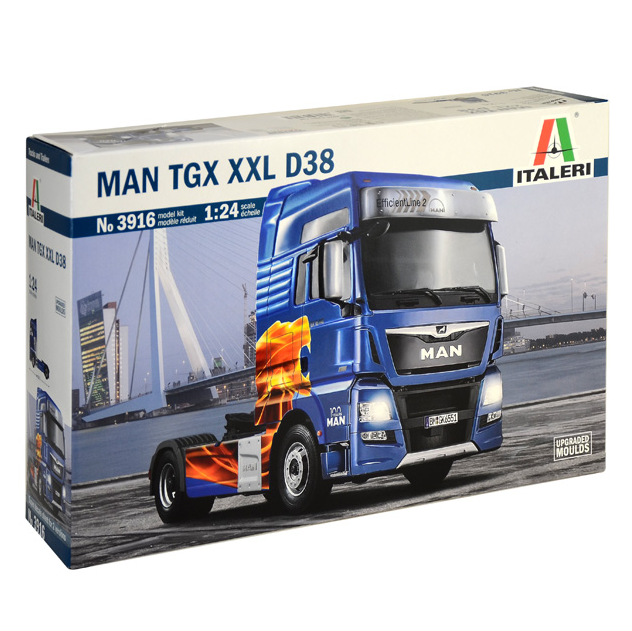 Italeri 3916 Man TGX XXL D38 Tractor Unit 1:24 Scale Kit