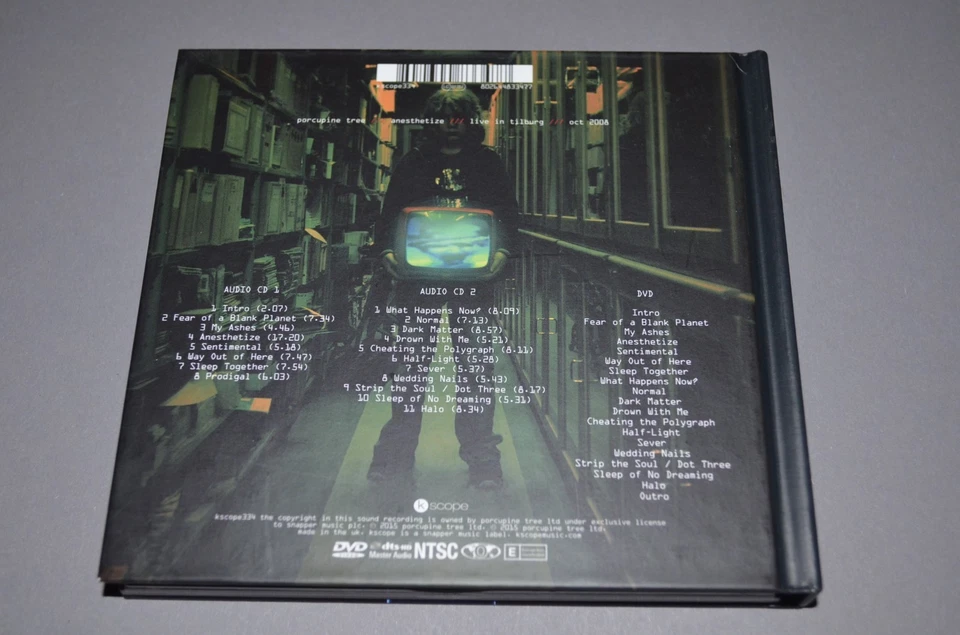 Porcupine Tree – Anesthetize (Live In Tilburg - Oct 2008) / 2CD+DVD Digibook - Bild 2 von 2