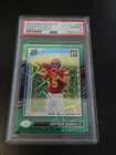 2024 Donruss Optic Rated Rookie Jayden Daniels #248 Green Velocity Prizm PSA 10