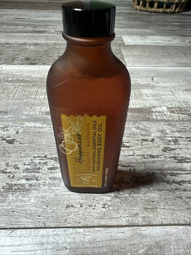 Bath & Body Works Happiness Bergamot + Mandarin Nourishing Body MASSAGE Oil - Picture 3 of 5