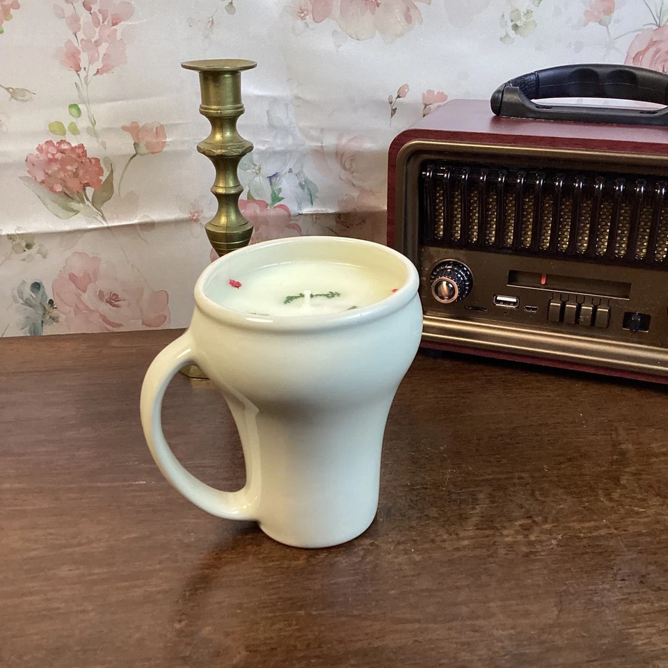 Taza Coca Cola Vintage Vela Hawaiano Aroma Explosión Retro Coleccionable Foto 3 de 4
