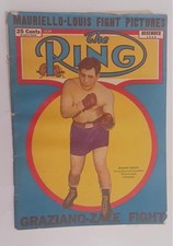 RING MAGAZINE DEC 1946 JOHNNY GRECO JOE LOUIS JAKE LAMOTTA ROCKY GRAZIANO