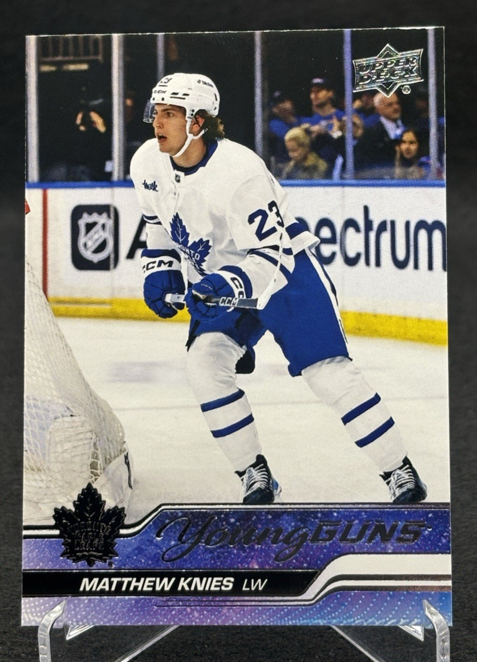 Matthew Knies 2023-24 Upper Deck Series 1 Young Guns #222 Toronto Maple Leafs