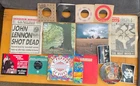 BEATLES HUGE LOT VINYL PEPPER LENNON CANDLESTICK NEWSPAPERS PROGRAM SLEEVES!