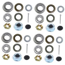 4Sets 7000 LB Boat Trailer Axle Bearing Kits, 25580 14125A Bearing Kits,