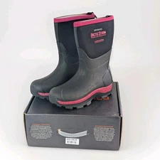 Dryshod Women's Arctic Storm Mid Black/Pink Size 7 Boot ARS-WM-PN-W07