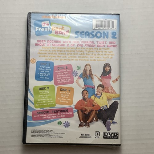 The Fresh Beat Band - Season 2 (DVD, 2012) Nickelodeon - Brand New Sealed - Rare - Foto 3 di 5