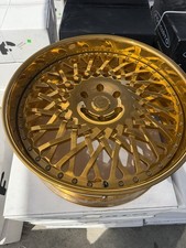 24x10 Forgiato Tessutto Polishedgold 6x139.7 6x5.5 Sierra Tahoe Escalade F-150