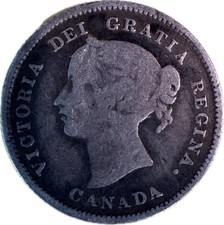 1874H Crosslet 4, 5 Cent Canada