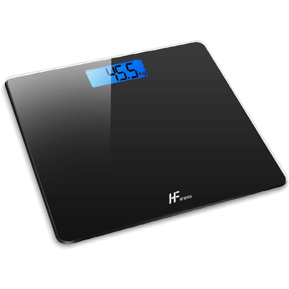 Personenwaage, digitale, Körperwaage, 180kg, LCD mit Hintergrundbeleuchtung, ...