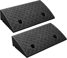 Multipurpose Curb Ramps 2PCS - Support up to 6000 lbs for Cars and Wheelchairs