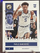 2022 Panini Chronicles Draft Picks Paolo Banchero #2 Rookie Gold Duke Magic 4/10