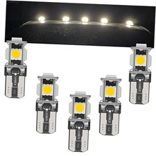 5pcs LED for RAM Cab Roof Light Bulbs For 2003-up D0dge Ram White t10 Bulbs