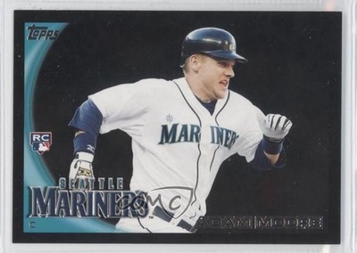 2010 Topps Wal-Mart Black Adam Moore #33 Rookie RC 9da