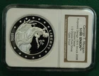 2008 Union 1.5 ounce .999 Silver Coin NGC Gem Proof Morgan Design