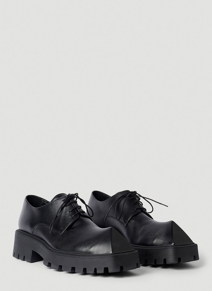 Balenciaga Derby Rhino zapatos de vestir para hombre de piel natural negros 43