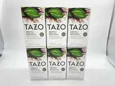 Tazo Awake English Breakfast Black Tea Bags Organic / 6 Boxes of 20 each