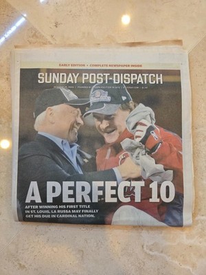 10.29.2006 SSTL Post Dispatch - Cardinals World Series Win - Full Paper -Larussa