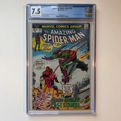 Amazing Spider-Man #122 CGC 7.5 “Death" of Green Goblin Marvel 1973 Key 🔑 RARE