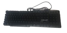 Lvlup Pro Gaming Keyboard w/ LED Keys - LU734 Black - Open/New No Box