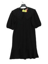 Oasis Bodycon Midi Dress S in Black