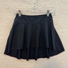 Y2K Vintage Black Mini Skirt XS 00 0 Stretch Goth Boho Fairy Whimsigoth