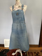 Vintage Oshkosh B'Gosh Women's Denim Overall Dress Size 11, Made in USA