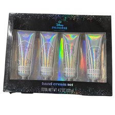 Disney Princess Hand Cream Set 4pc Ariel Belle Jasmine Tiana New
