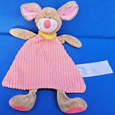 ERGEE KIK MAUS SCHMUSETUCH KUSCHELTUCH 28 CM COMFORTER MOUSE BEINE ROSA