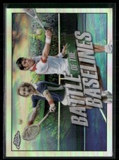 ROD LAVER / KEN ROSEWALL 2021 Topps Chrome Battle of the Baselines #BB-1