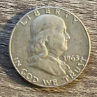 1963-D Franklin Half Dollar 90% Silver US Coin Denver Mint Circulated