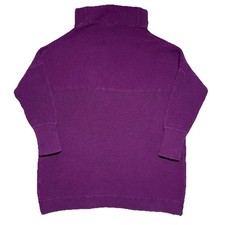 Free People Ottoman Slouchy Tunic Sweater Gothic Grape Large Pullover Sweater