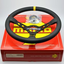 Momo Model 07 Leather Steering Wheel 350mm Race Sport Competition Tuning