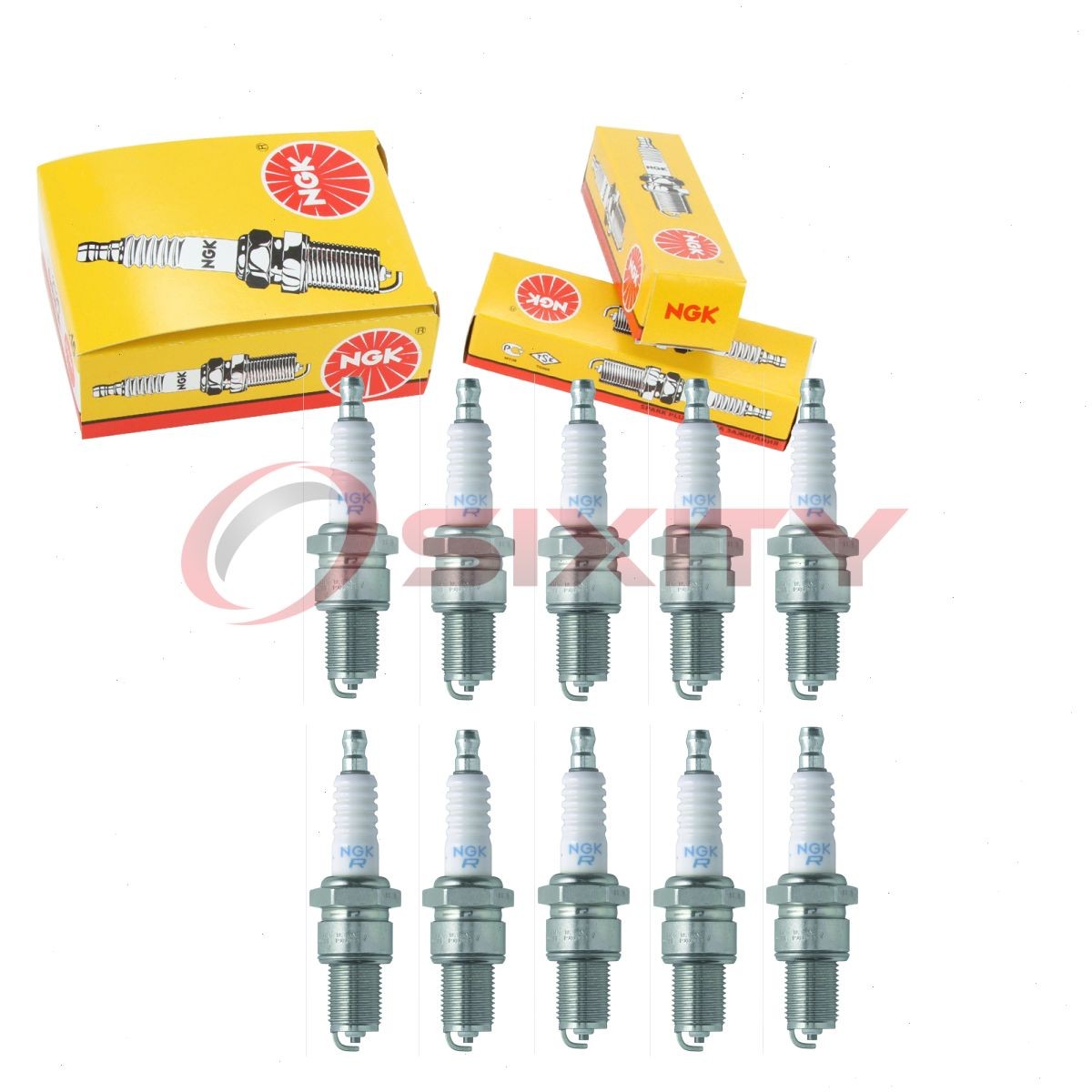 10 pc NGK 6773 BPR5ES BLYB Standard Spark Plugs for WR9DP WR9DC WR9D WR8DP qh