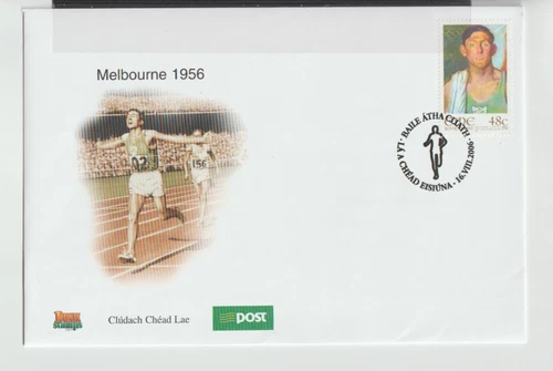 Ireland 2006 FDC Ronnie Delany Olympic Gold Melbourne 1956 .envelope flap closed