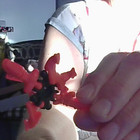 3 Tiny Toys: Kinder Joy Astronaut, Fire Truck & Dragon (Lego?)  — photo 6