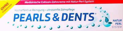 Medizinische Exklusiv-Zahncreme PEARLS & DENTS mit Natur-Perl-System Dr. Liebe