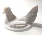 Vintage White Milk Glass Westmoreland Hen On Nest HON Hen Only