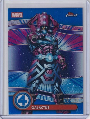 2026 Topps Finest Fantastic Four Galactus Blue #/150