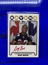 2008 Topps - Rookie Premiere Autographs Ray Rice #RPA-RR Red Ink (AU, RC)