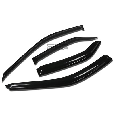 Fit 97-01 Mit Mirage 4G Smoke Tint Window Visor/Wind Deflector Vent Rain Guard