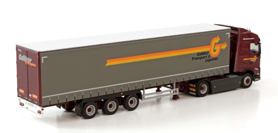 WSI, Camion con rimorchio telonato per A.DE LAAT - SCANIA 140 4x2, 1/50, WSI... - Immagine 2 di 3