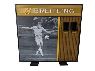 Breitling Boutique Händler Display Schild Erling Haaland Werbetafel 75cm