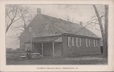 Postcard Frankford Meeting House Philadelphia PA 
