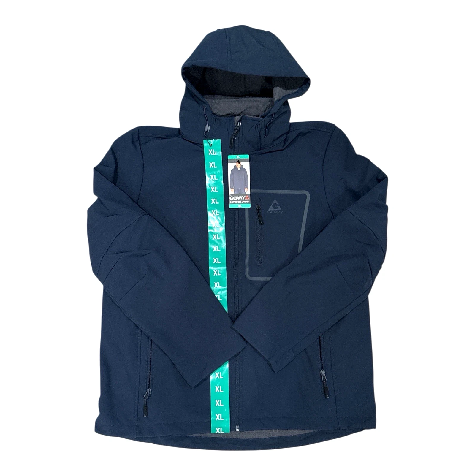Gerry Men’s Softshell Jacket Blue Size XL