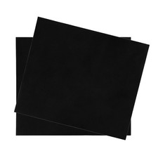 2PCS Self-adhesive Acoustic Guitar Pickguard Blank Sheet 200x175x0.65mm Black