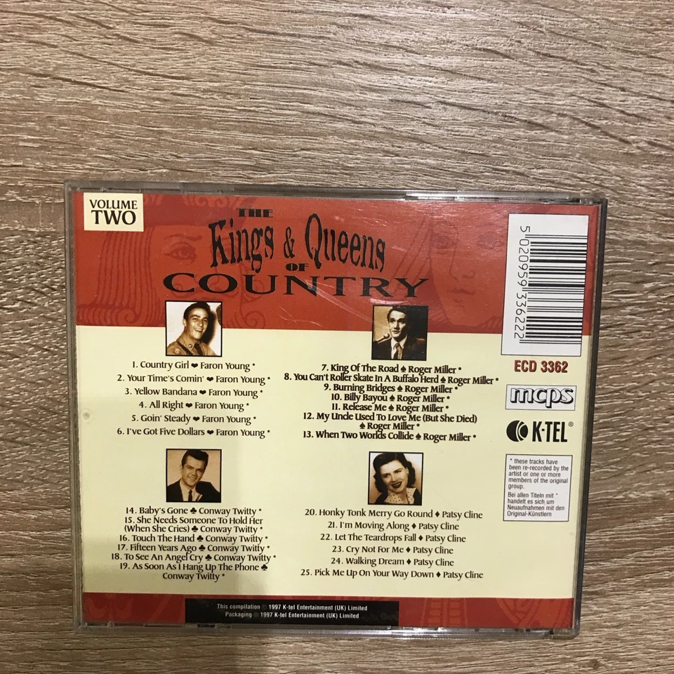 Kings & Queens of Country 2 Faron Young, Conway Twitty, Roger Miller, Pat..CD] E - Bild 3 von 3